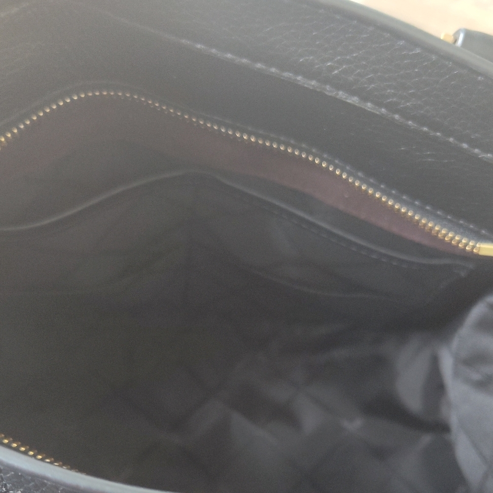 Michael Kors Black Satchel with Gold Hardware - Picture 12 of 13